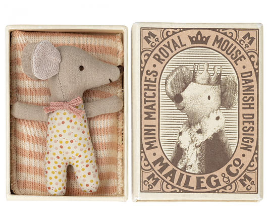  Sleepy Wakey, Baby Mouse - Rose