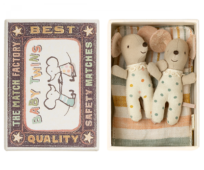  Maileg - Baby Mice, Twins In Box