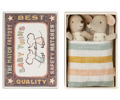  Maileg - Baby Mice, Twins In Box