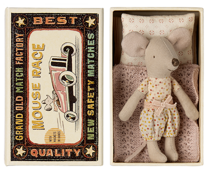  Maileg - Little Sister Mouse In Matchbox