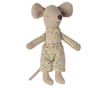  Maileg - Little Brother Mouse In Matchbox, Polka Dots
