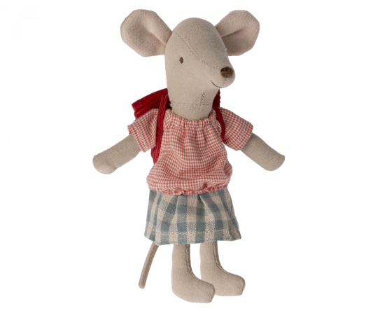 Maileg ETA JUNE SS24 Tricycle Mouse, Big Sister - Red