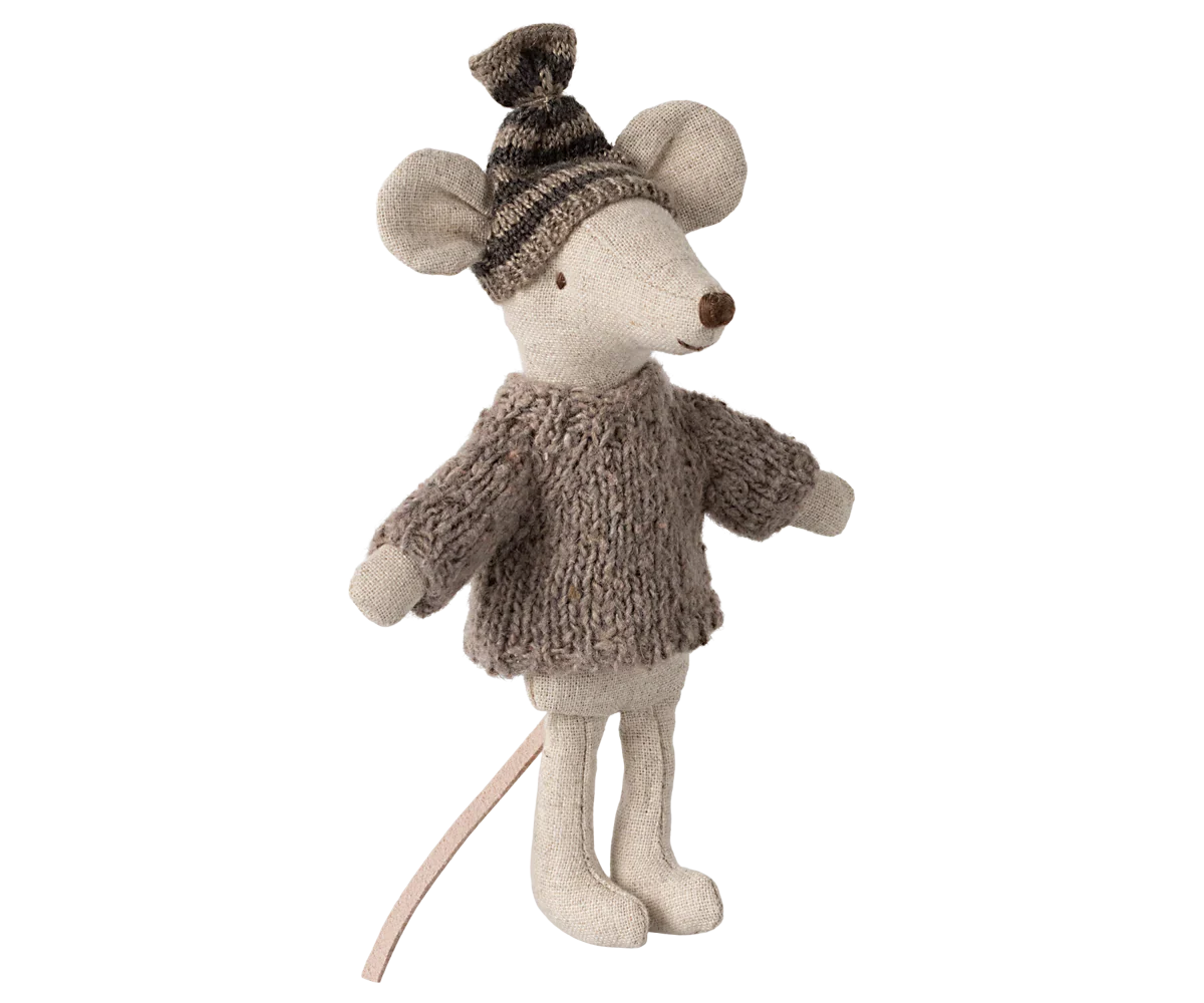  Maileg Knitted Sweater And Hat For Big Brother Mouse