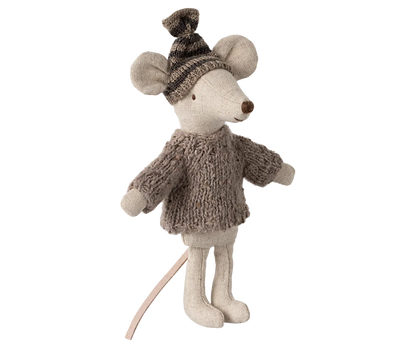  Maileg Knitted Sweater And Hat For Big Brother Mouse