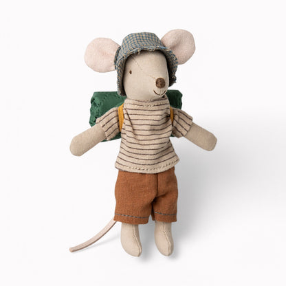 Maileg Hiker Mouse, Big Brother | Thin Stripes