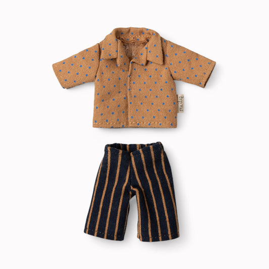 Maileg Shirt And Striped Pants | Dad Mouse