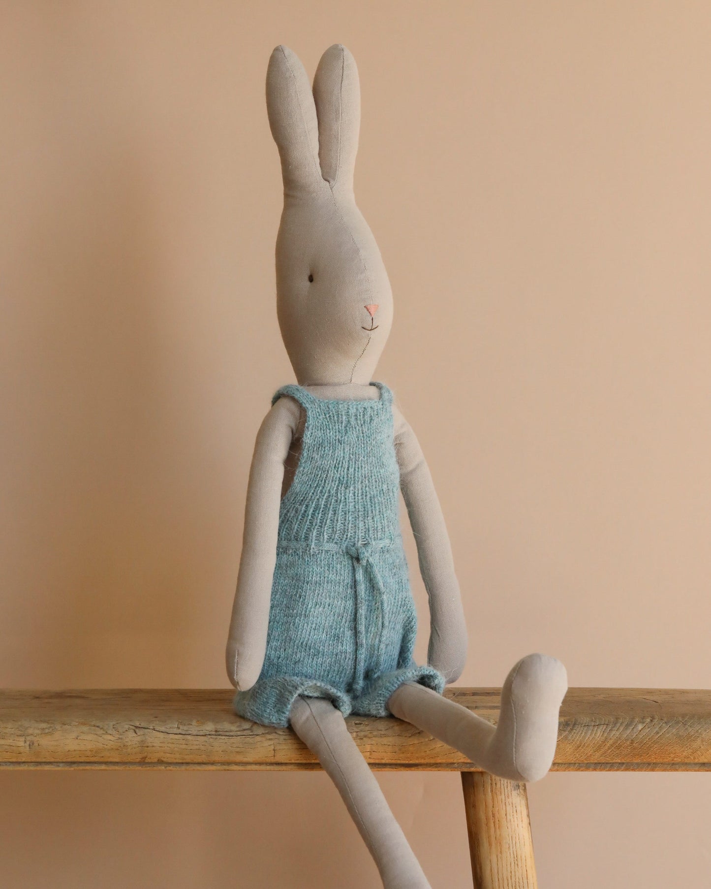  Maileg Rabbit, Size 4, Knitted Overall