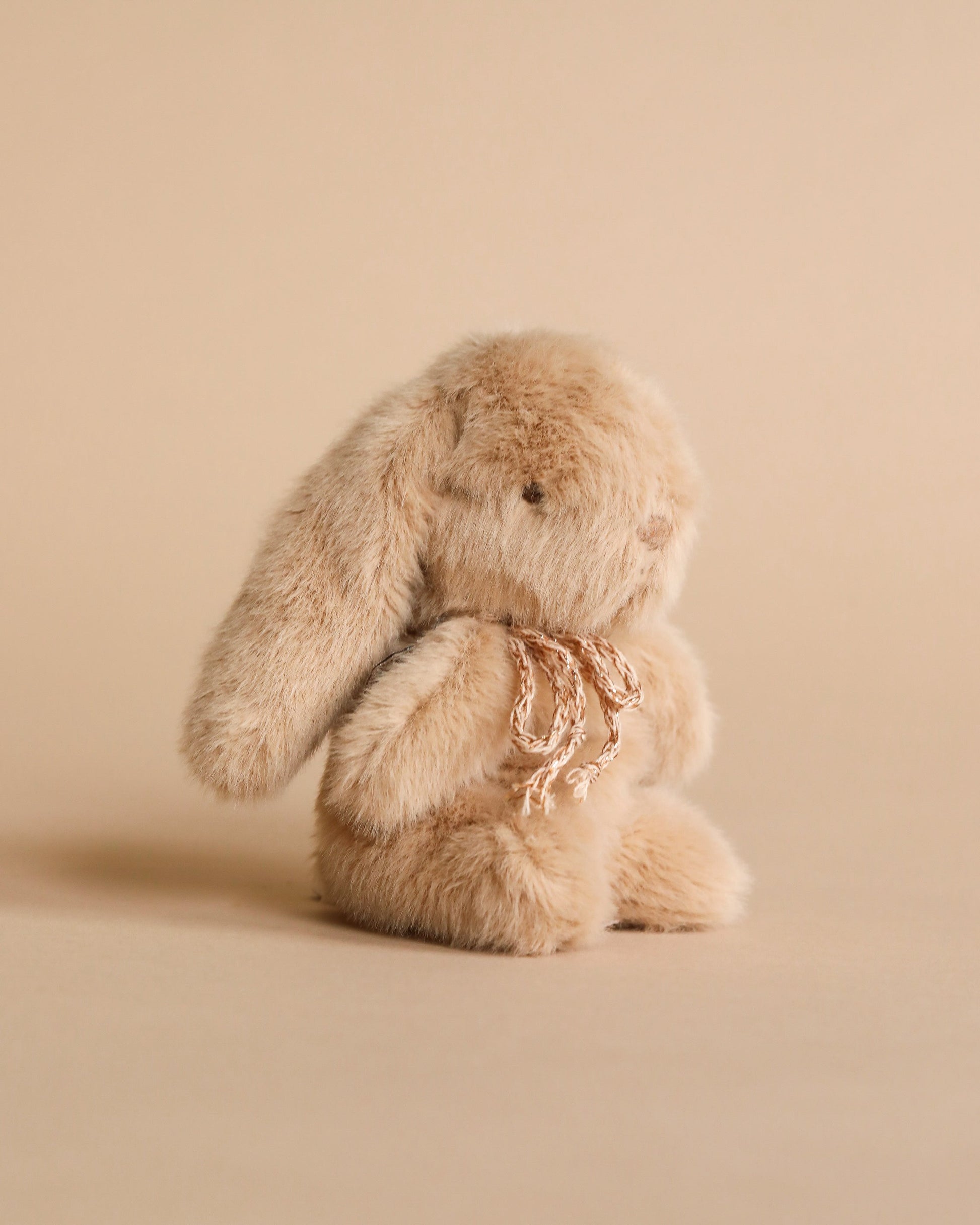  Maileg Plush Bunny, Mini - Cream Peach
