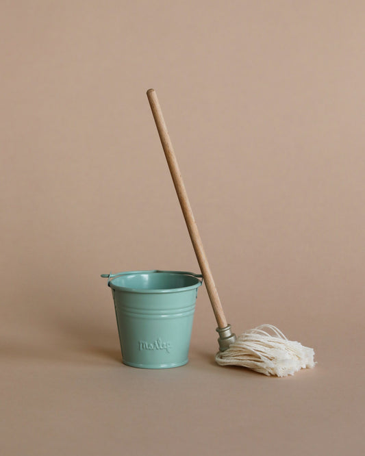  Maileg Miniature Mop & Bucket