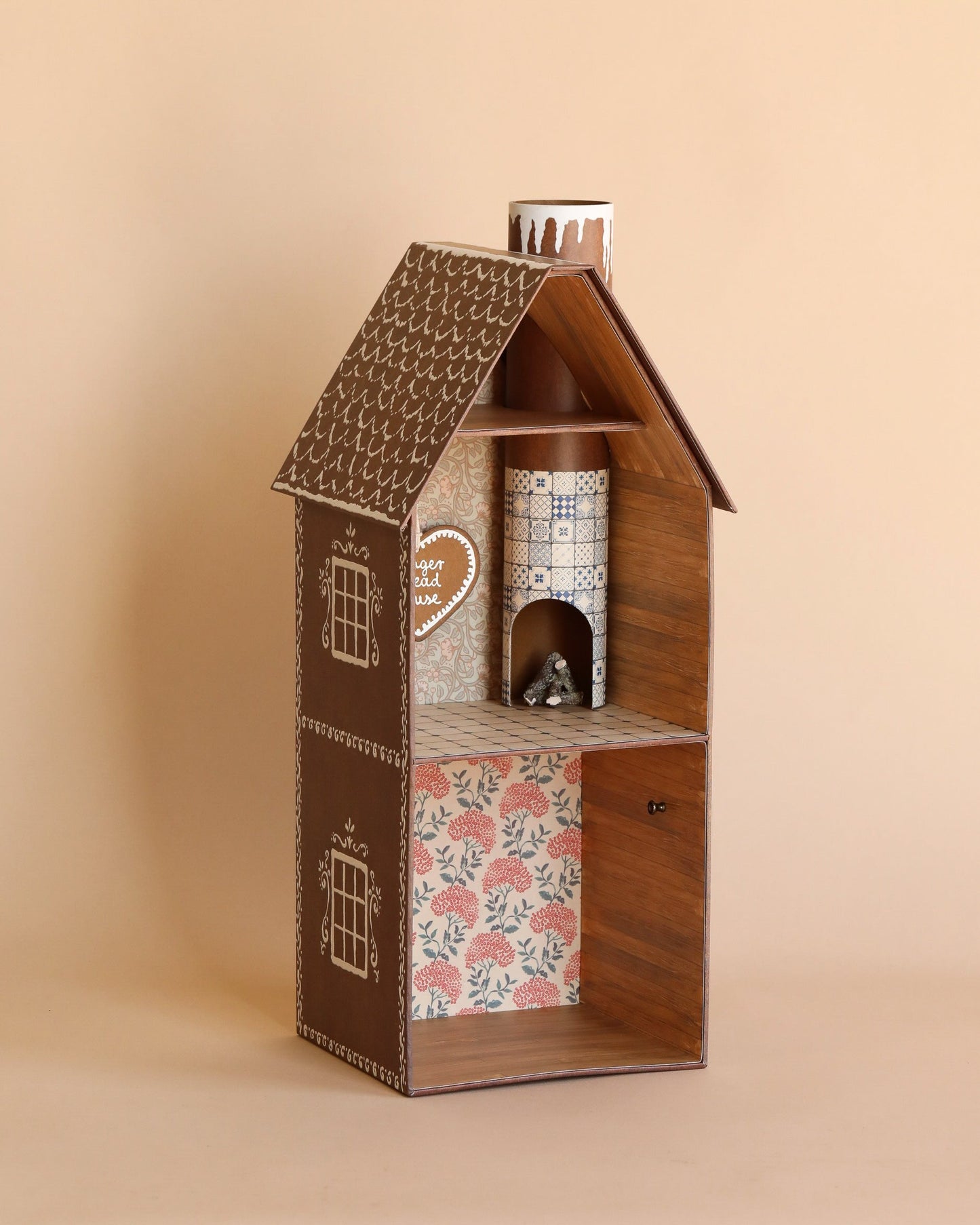  Maileg Cardboard Two-Story Gingerbread House