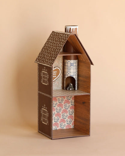  Maileg Cardboard Two-Story Gingerbread House