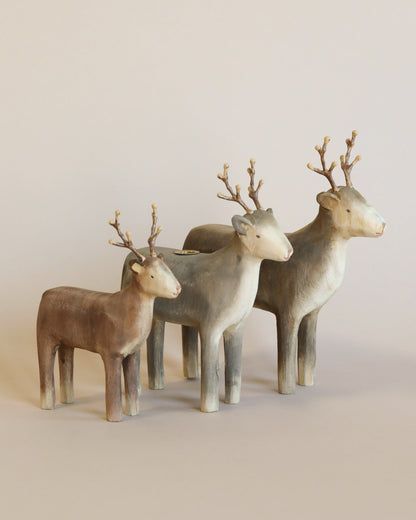  Maileg Wooden Reindeer Candle Holder