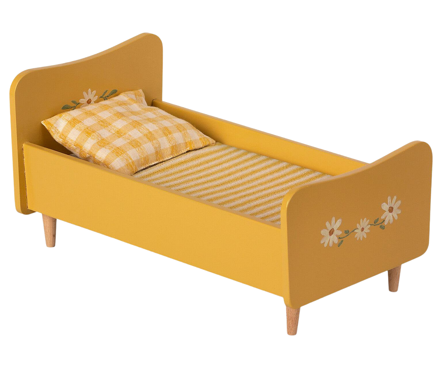  Mini Wooden Bed - Yellow