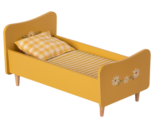  Mini Wooden Bed - Yellow