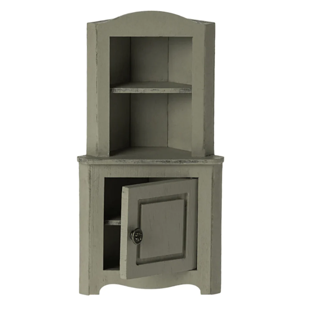  Maileg Corner Cabinet Mouse Light Green