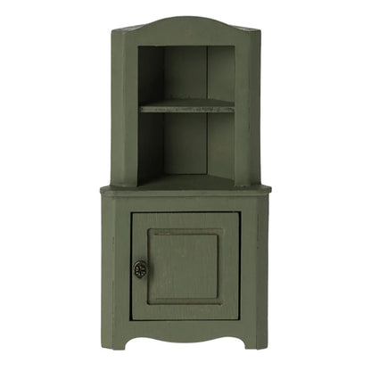  Maileg Corner Cabinet Mouse Dark Green