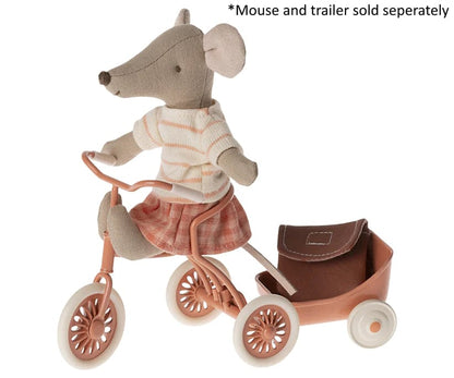  Maileg Abri A Tricycle Mouse Coral 2024