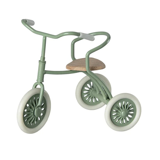  Maileg Abri A Tricycle Mouse Green