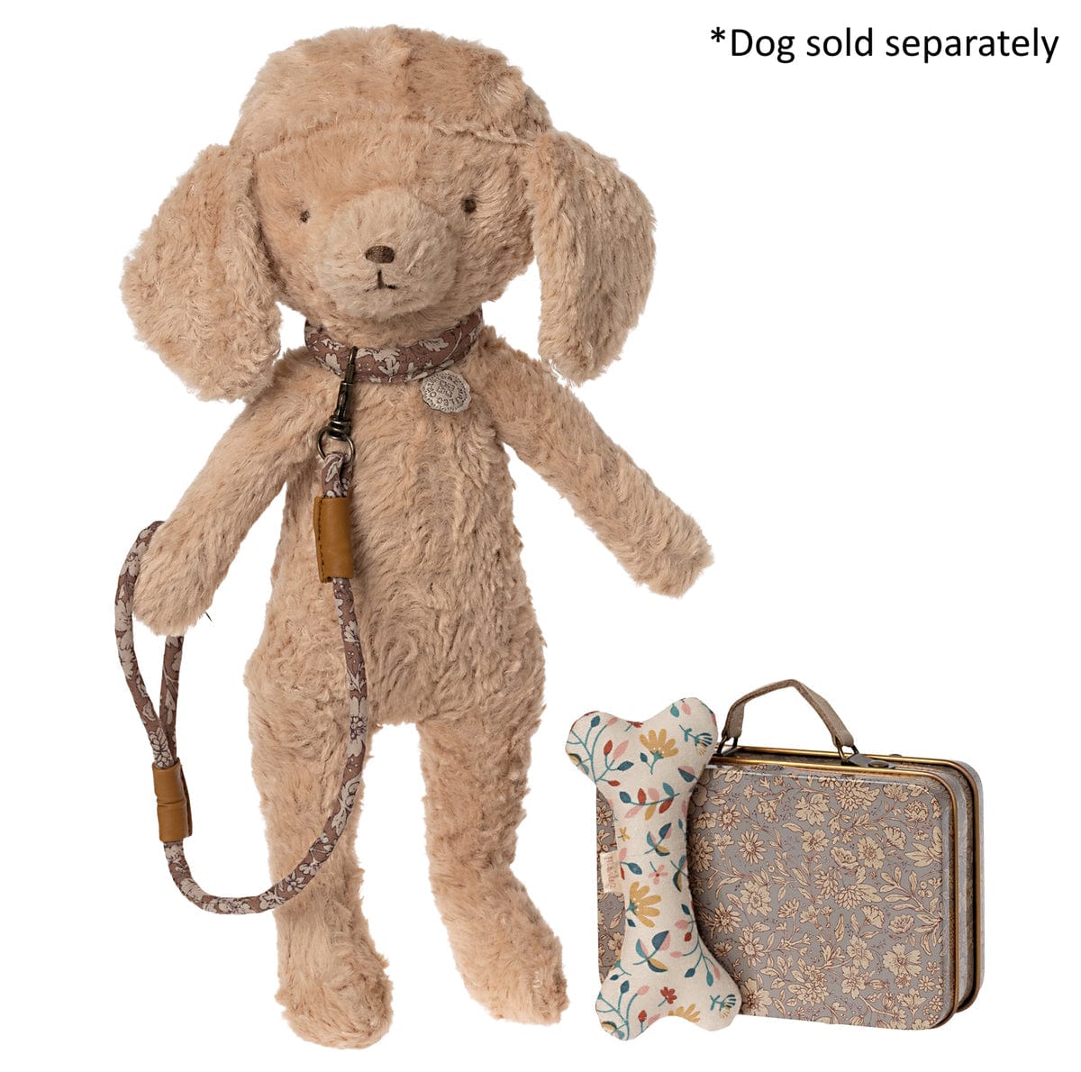  Maileg Dog Plush Accessories In Tin Rose