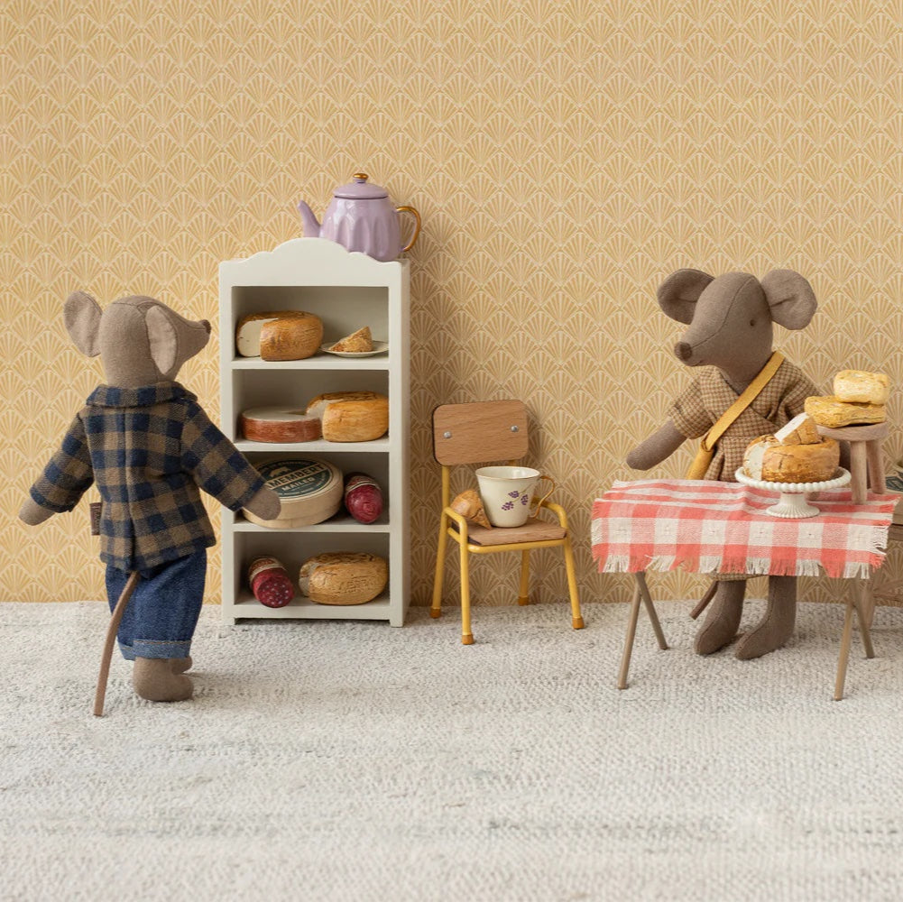 Maileg Brown Checked Shirt And Pants | Dad Mouse