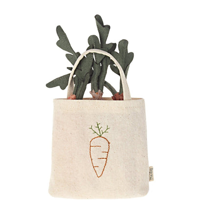  Maileg Carrots In Shopping Bag