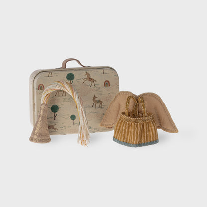 Maileg Fairy Clothes In Suitcase | Little Sister/Little Brother Mouse
