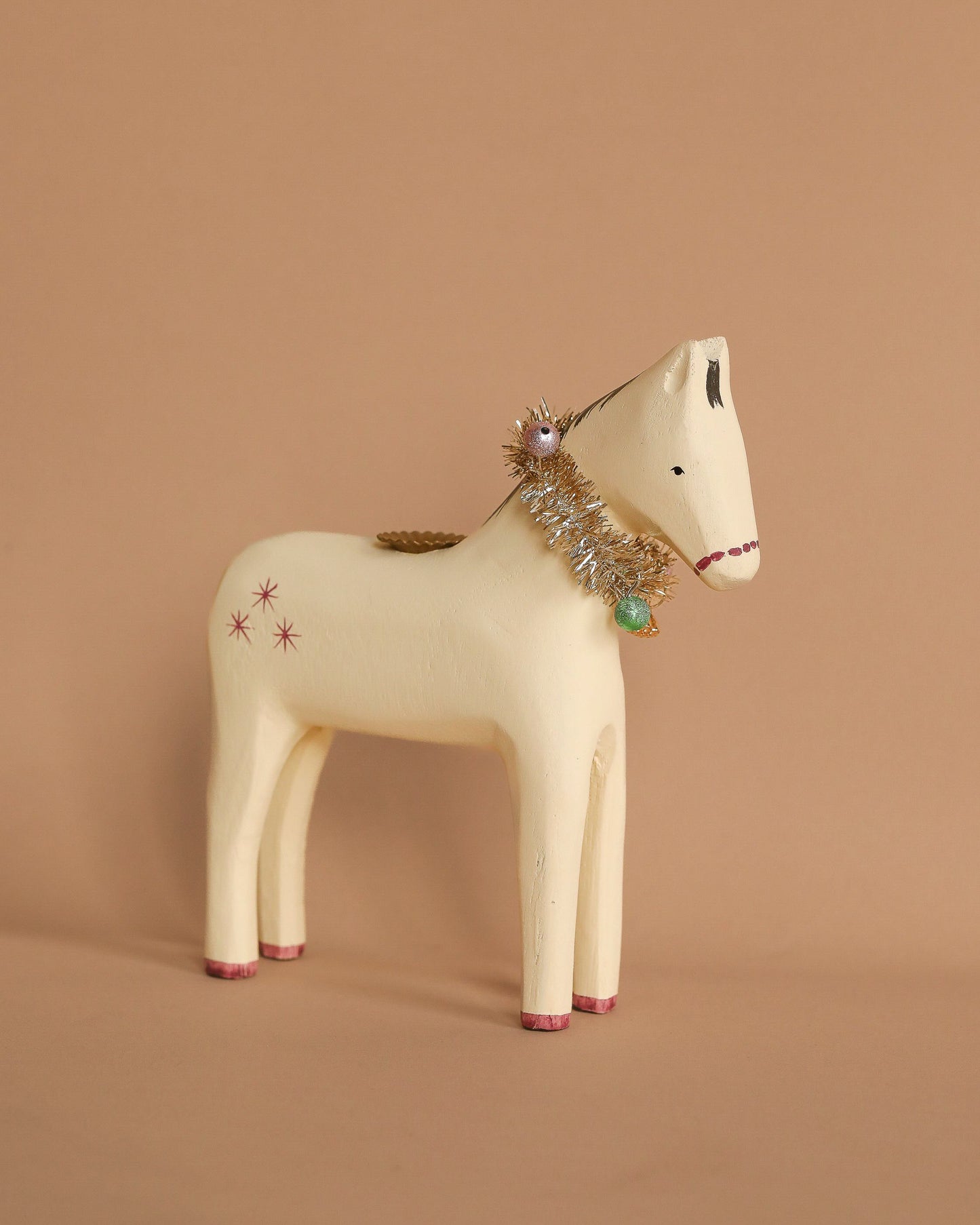  Maileg Wooden Horse Candle Holder - Small