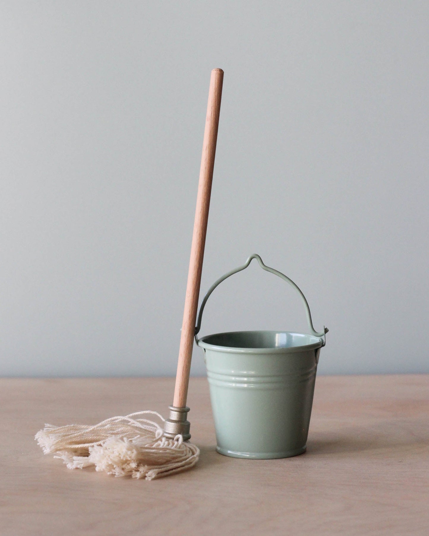  Maileg Miniature Mop & Bucket