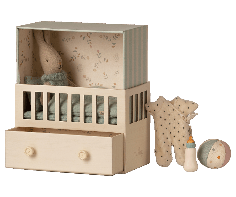  Maileg Baby Room With Micro Rabbit