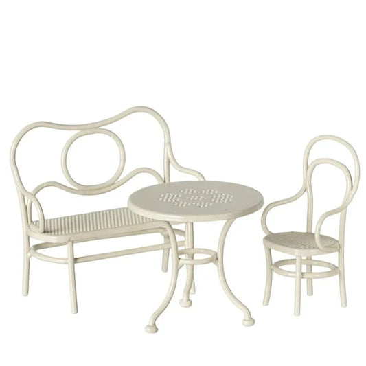  Maileg Cafe Set Mouse Small Off-white