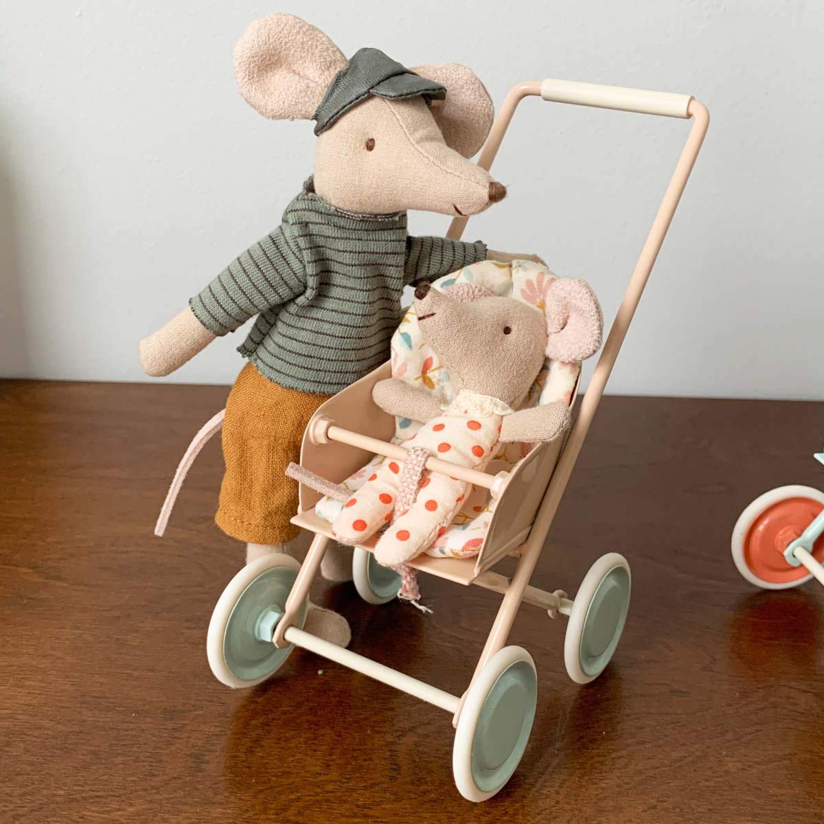  Maileg Micro Stroller Powder