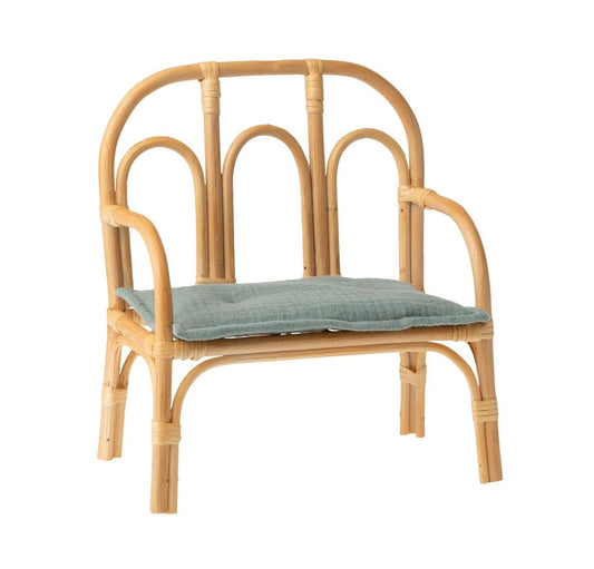  Maileg Rattan Bench Medium With Cushion