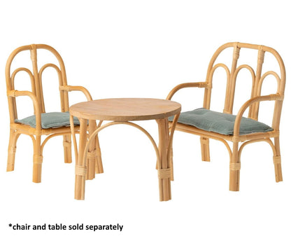  Maileg Rattan Bench Medium With Cushion