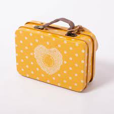  Maileg Suitcase Yellow Dot