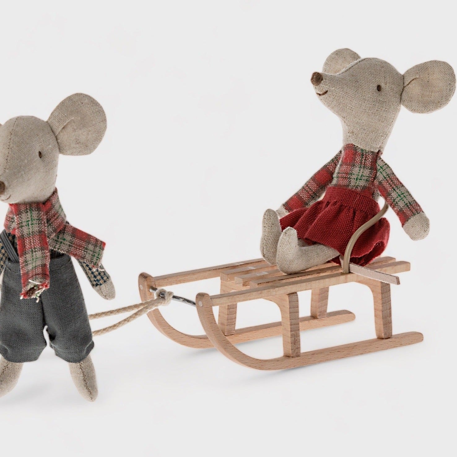 Maileg Mouse Sled
