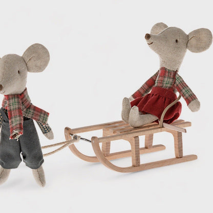 Maileg Mouse Sled