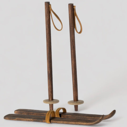 Maileg Ski And Ski Poles | Mum & Dad