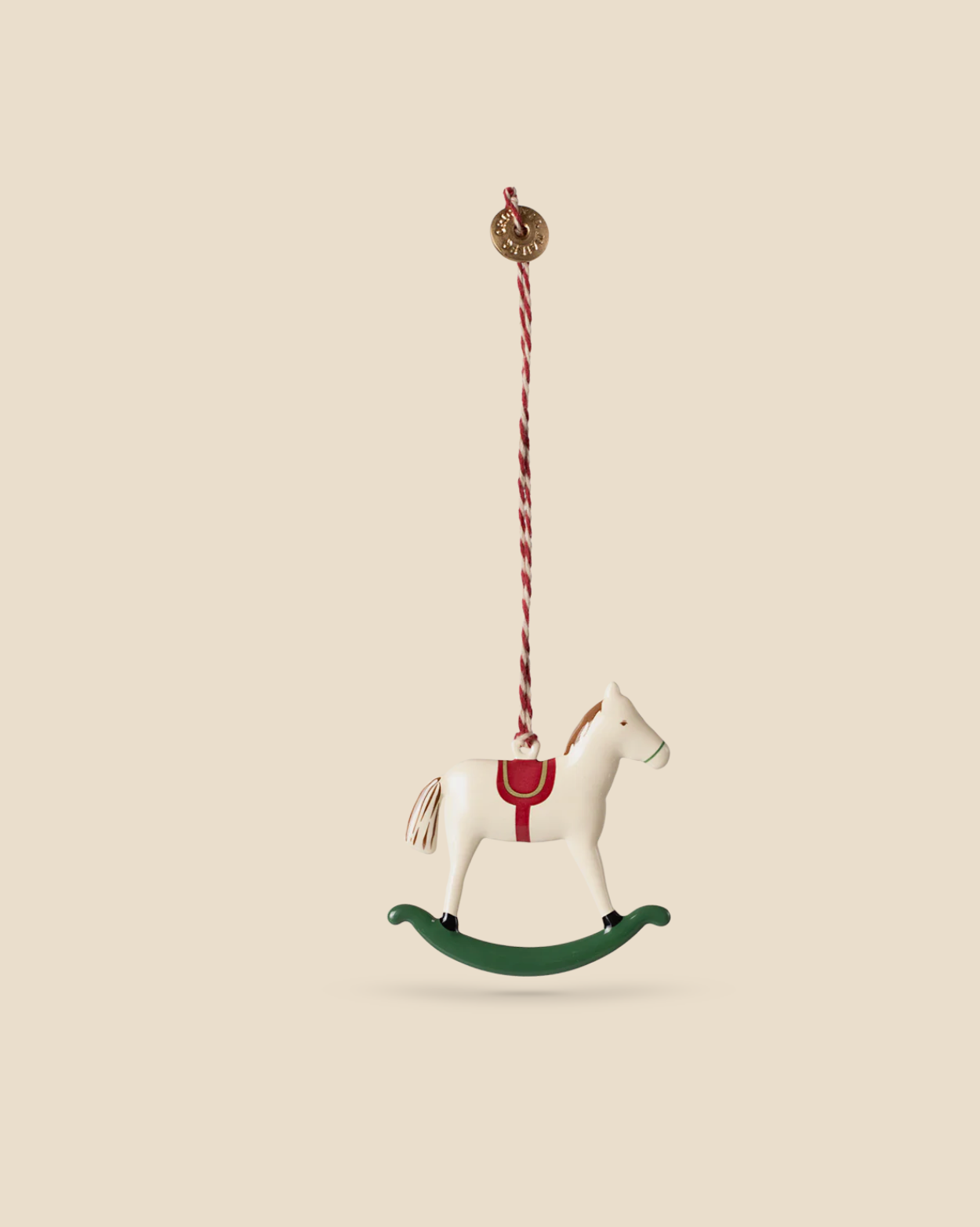  Maileg Metal Ornament, Rocking Horse