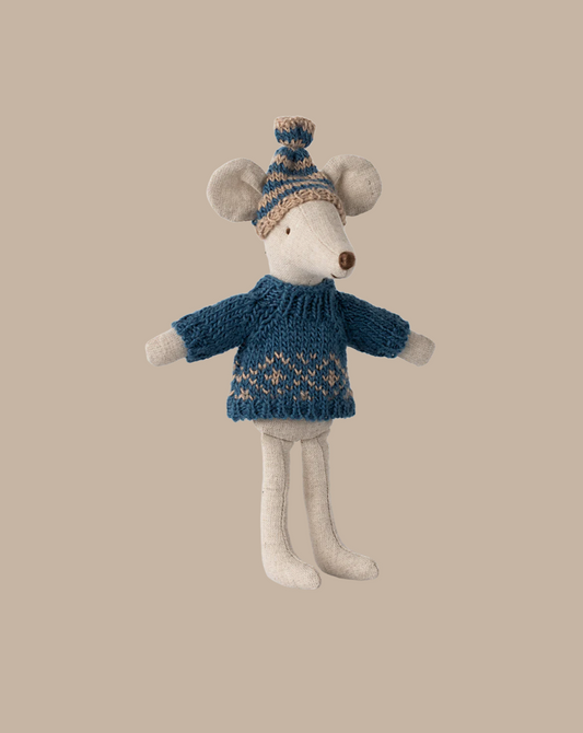  Maileg Extra Clothing: Knitted Sweater And Hat For Dad Mouse