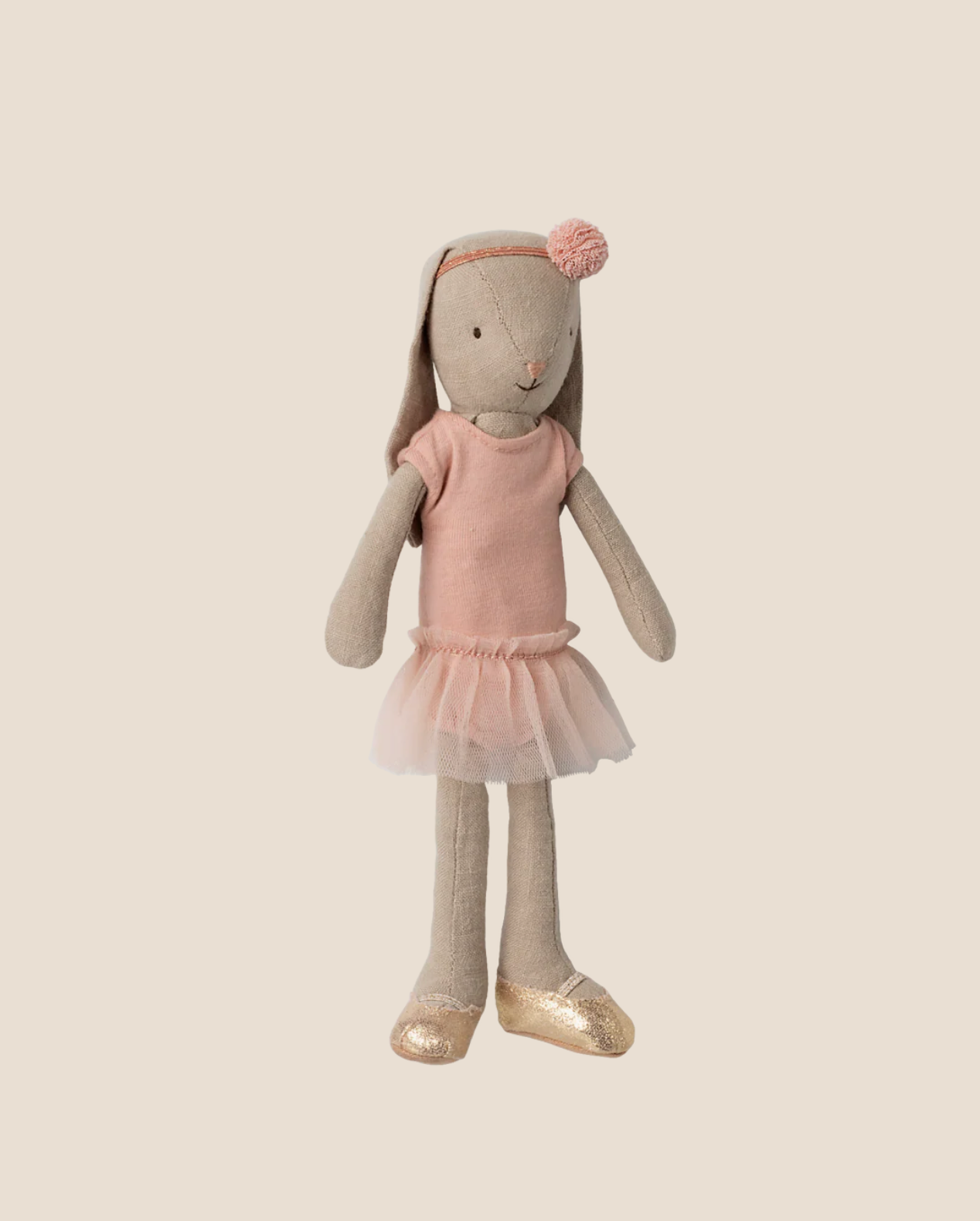  Maileg Bunny, Size 2 - Classic - Ballet Suit And Skirt - Rose
