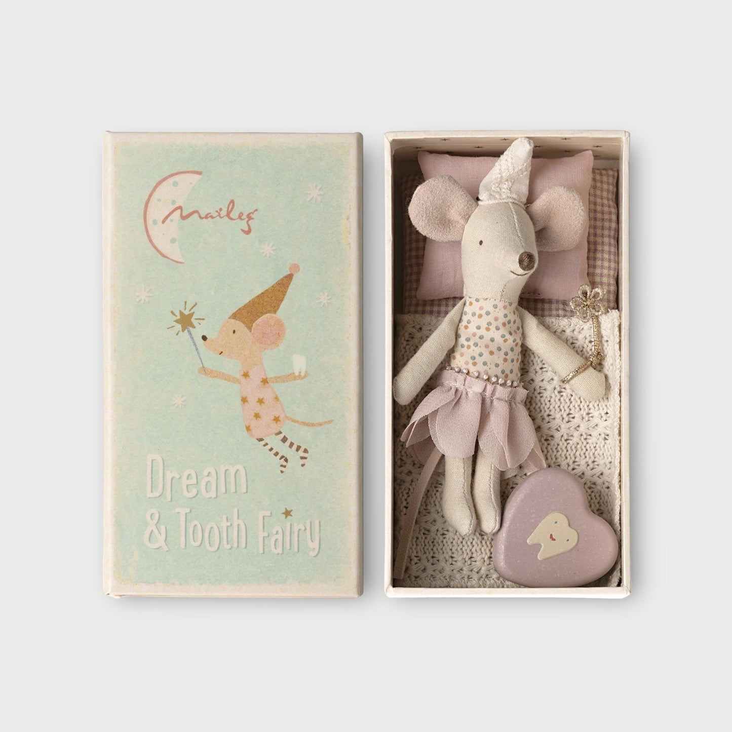 Maileg Tooth Fairy Mouse | Little Sister In Matchbox