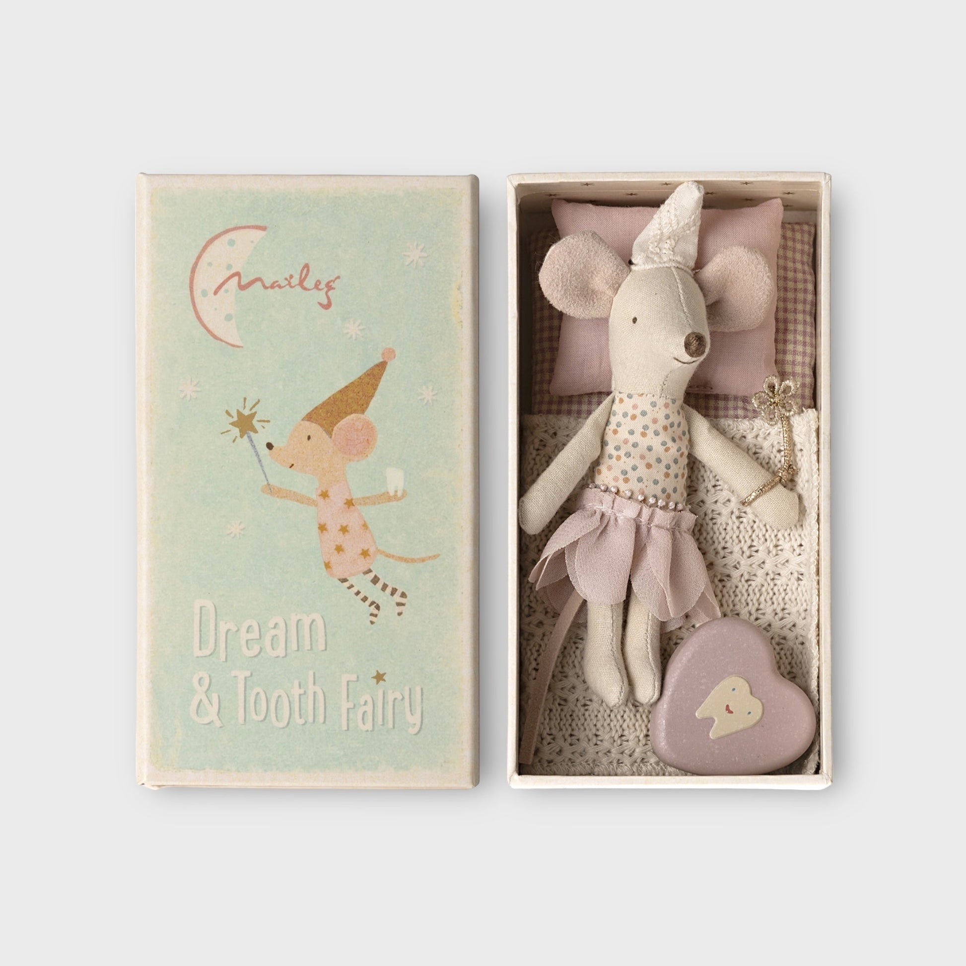 Maileg Tooth Fairy Mouse | Little Sister In Matchbox