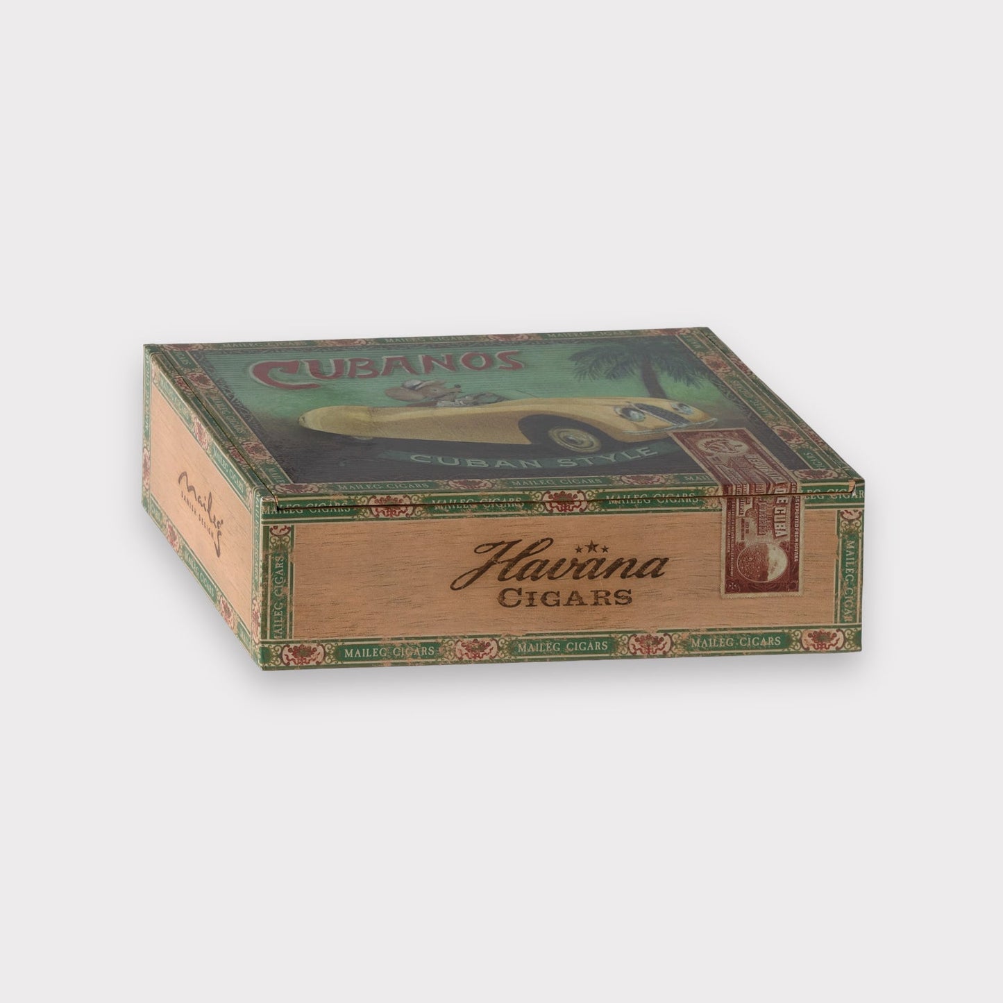 Maileg Grandma And Grandpa Mice In Cigar Box
