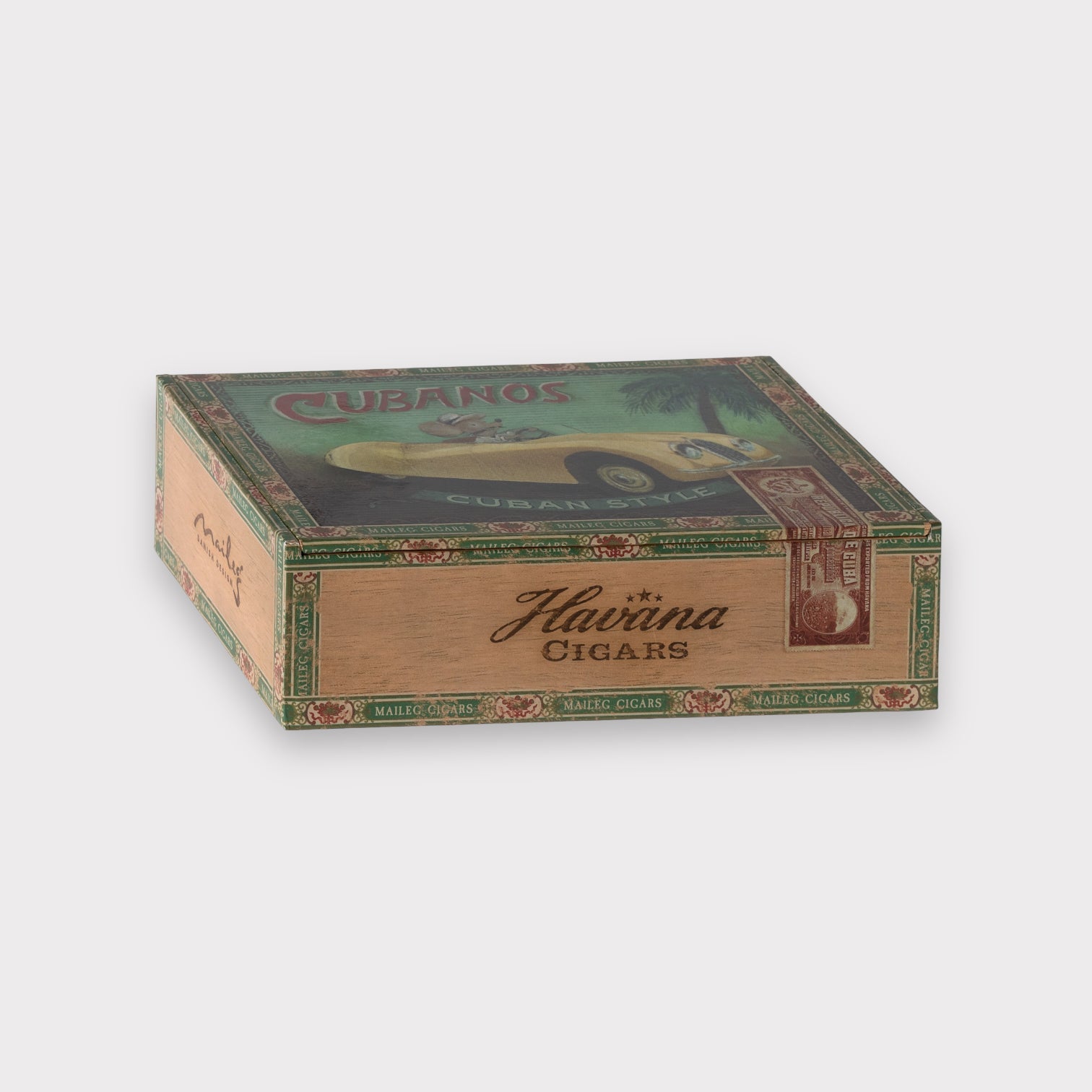Maileg Grandma And Grandpa Mice In Cigar Box