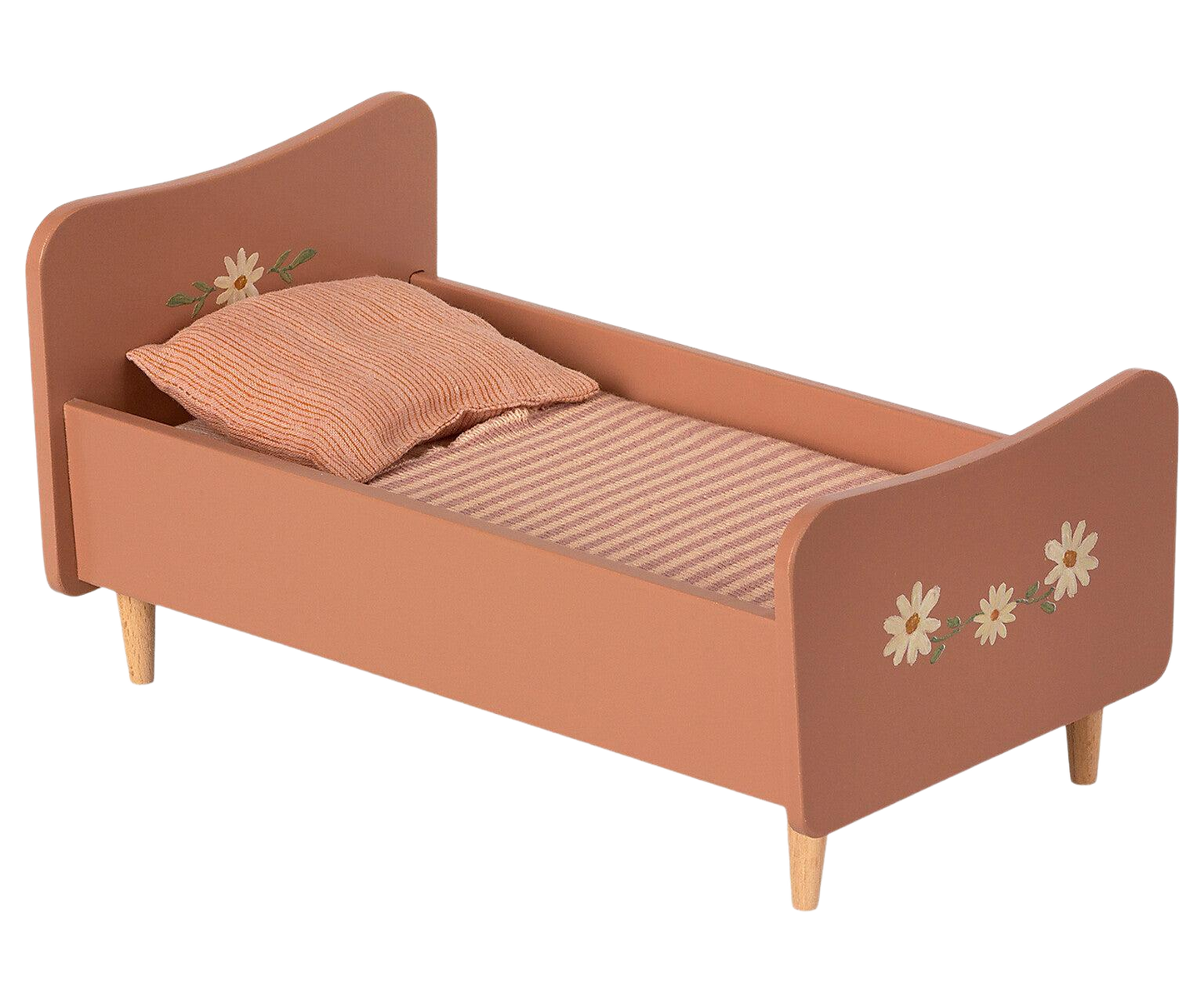  Mini Wooden Bed - Rose