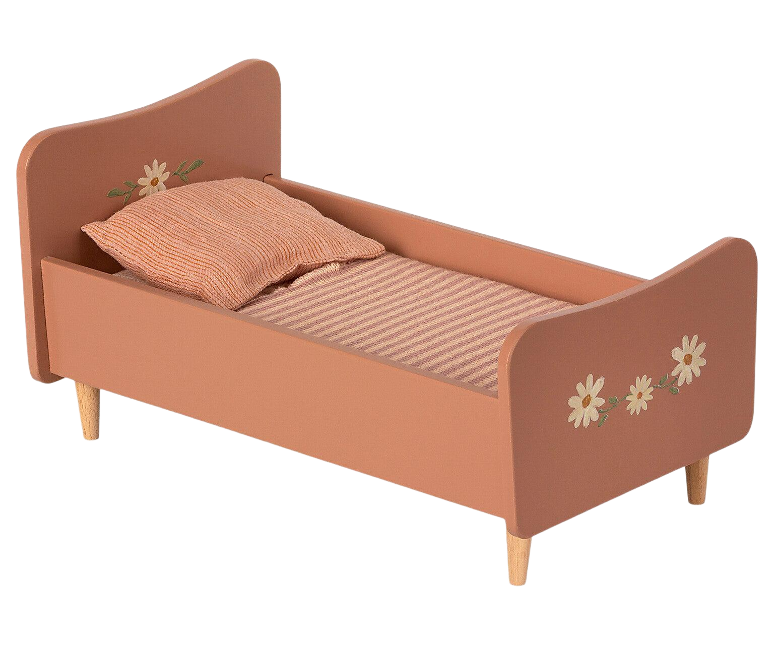  Mini Wooden Bed - Rose