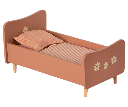 Mini Wooden Bed - Rose