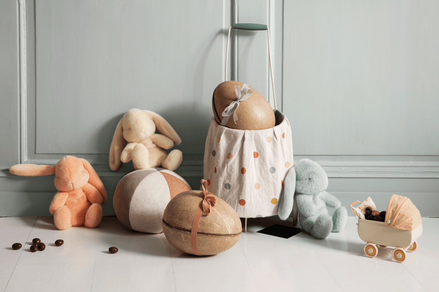  Maileg Bunny Soft Plush Toy In Egg