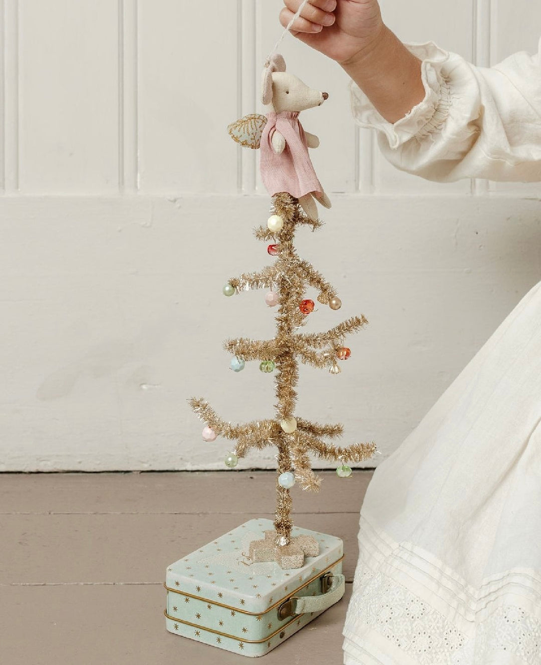  Maileg - Miniature Christmas Tree, Gold 9in