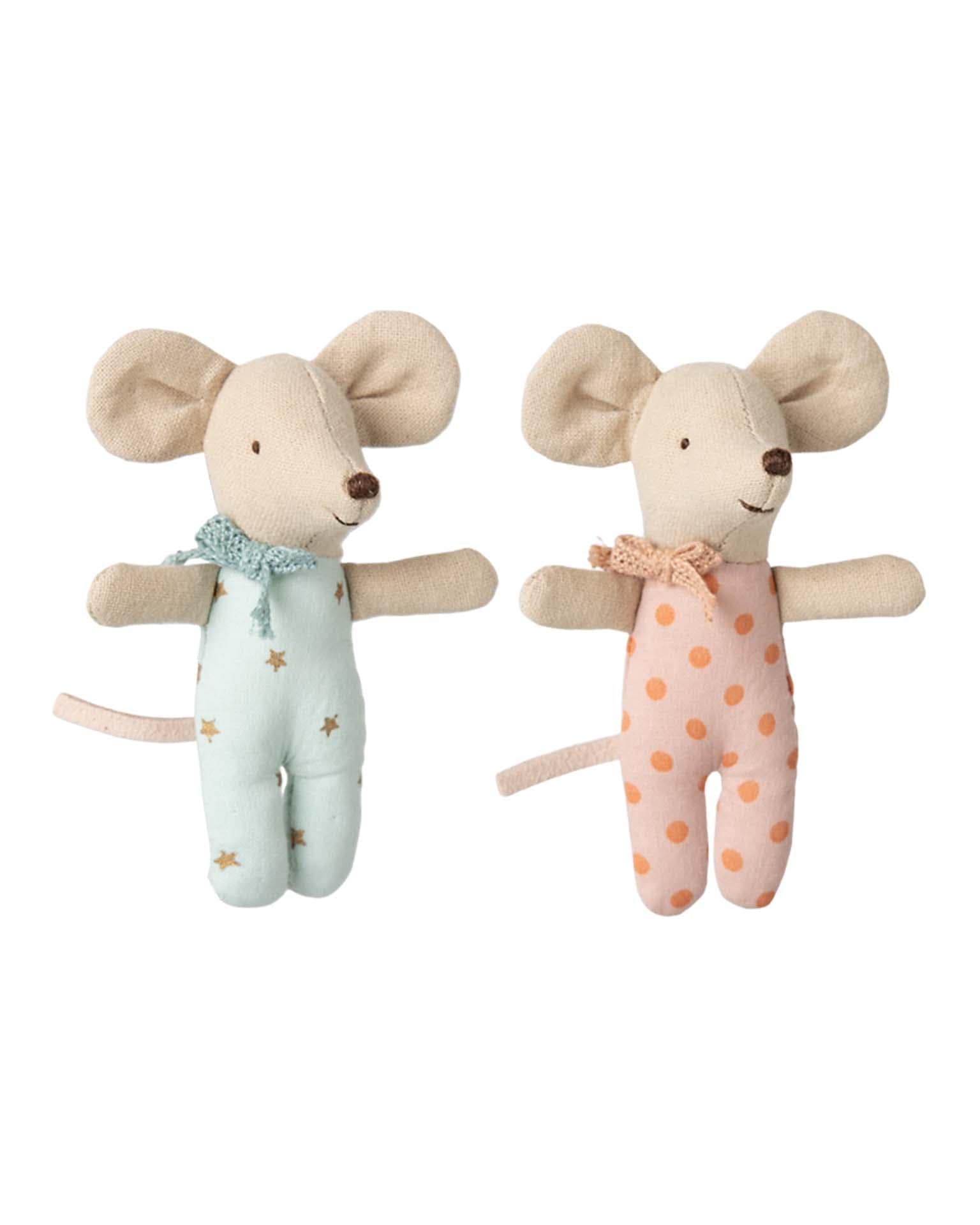 Maileg Baby Mice Twins In Matchbox